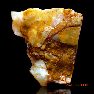 20.00 Cts Natural Australian Fire Opal Loose Gemstone Fancy Rough 22x21x10 mm RC-38