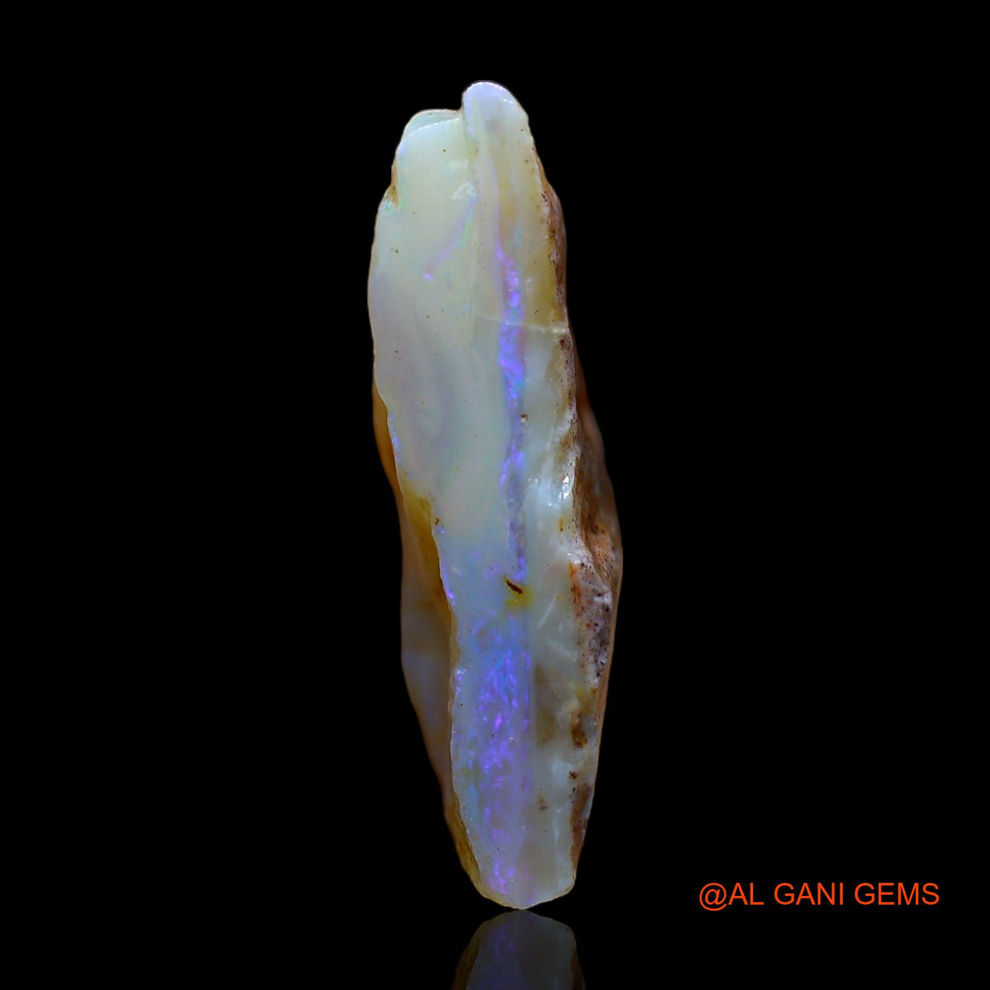 12.00 Cts Natural Australian Fire Opal Loose Gemstone Fancy Rough 21x20x5 mm RC-39