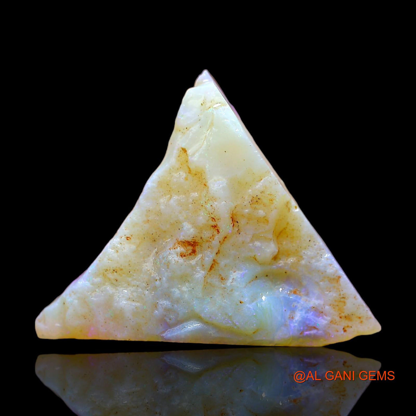 12.00 Cts Natural Australian Fire Opal Loose Gemstone Fancy Rough 21x20x5 mm RC-39