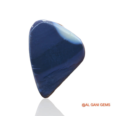 58.00 Cts Natural Australian Black Opal Loose Gemstone Fancy Cabochon 45x40x4 mm RC-3