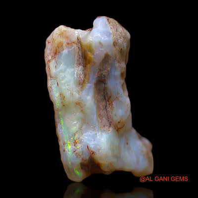 Natural Untreated Fire Opal Loose Gemstone Fancy Rough From Australia 20.00 Cts 24x16x12 mm RC-403