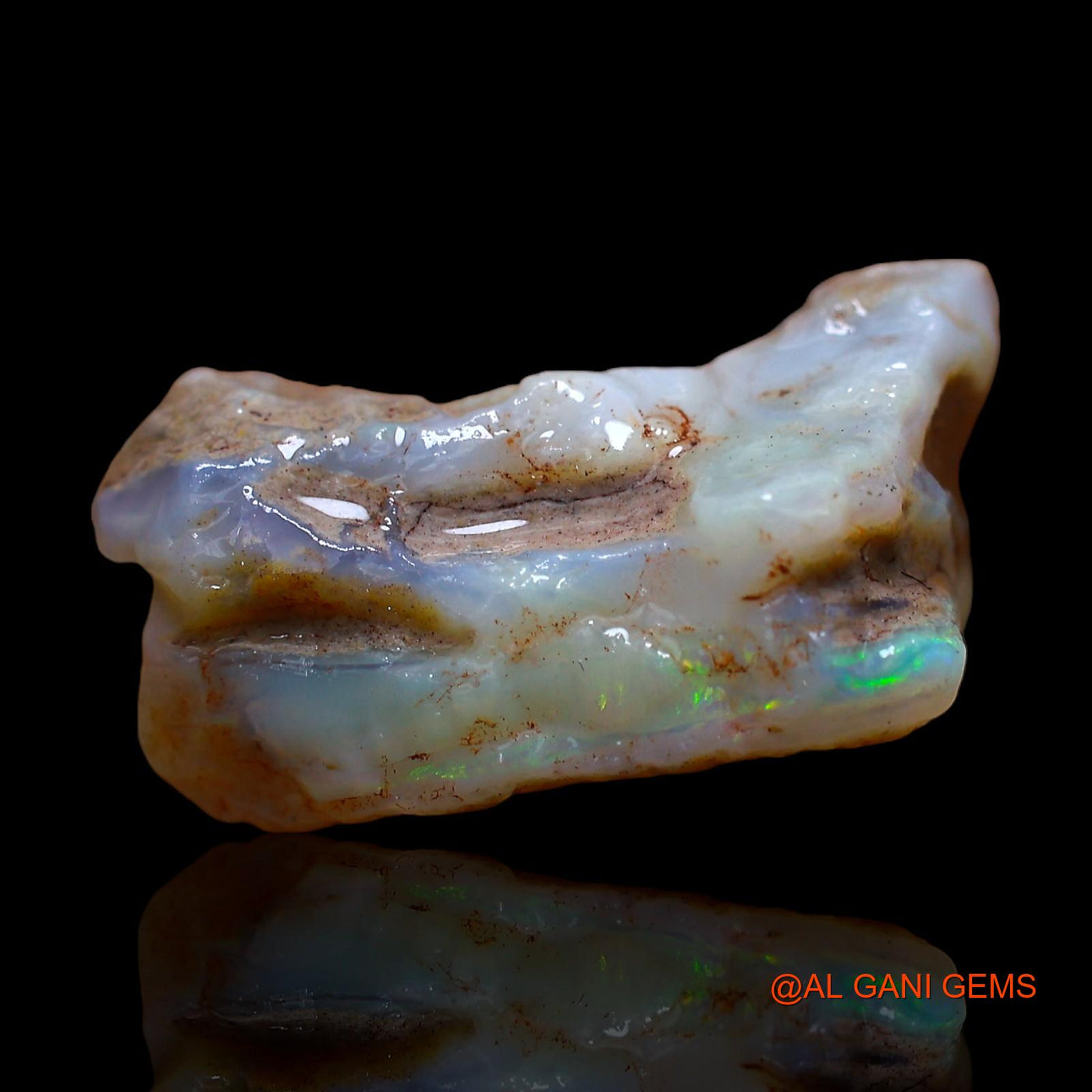 Natural Untreated Fire Opal Loose Gemstone Fancy Rough From Australia 20.00 Cts 24x16x12 mm RC-403