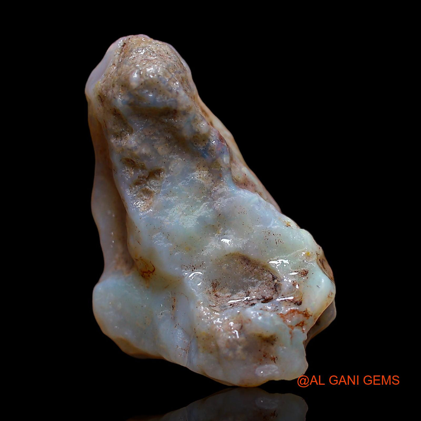 Natural Untreated Fire Opal Loose Gemstone Fancy Rough From Australia 20.00 Cts 24x16x12 mm RC-403