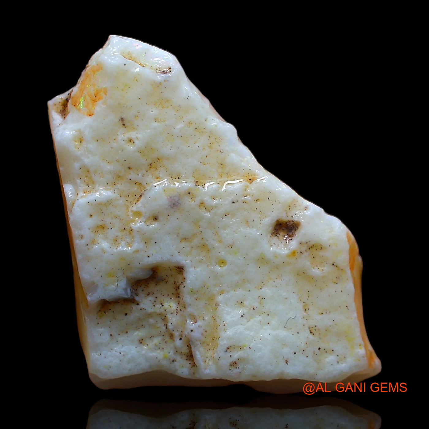 12.00 Cts Unheated Australian Fire Opal Loose Gemstone Fancy Rough Natural 21x17x6 mm RC-404
