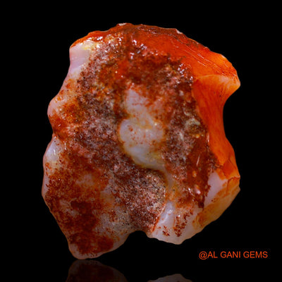 11.00 Cts Natural Australian Fire Opal Loose Gemstone Fancy Rough 23x19x6 mm RC-405