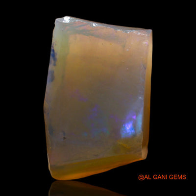 Natural Untreated Fire Opal Loose Gemstone Fancy Rough From Australia 14.00 Cts 19x13x7 mm RC-40