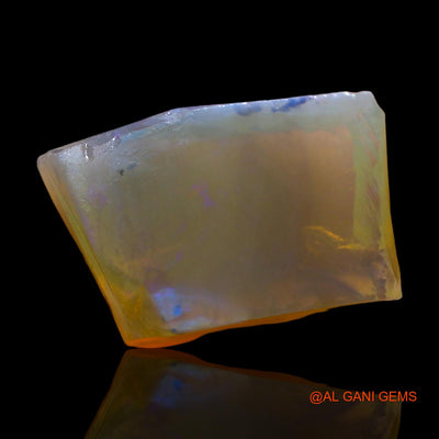 Natural Untreated Fire Opal Loose Gemstone Fancy Rough From Australia 14.00 Cts 19x13x7 mm RC-40