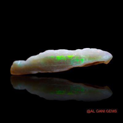 Natural Untreated Fire Opal Loose Gemstone Fancy Rough From Australia 6.00 Cts 28x9x5 mm RC-410
