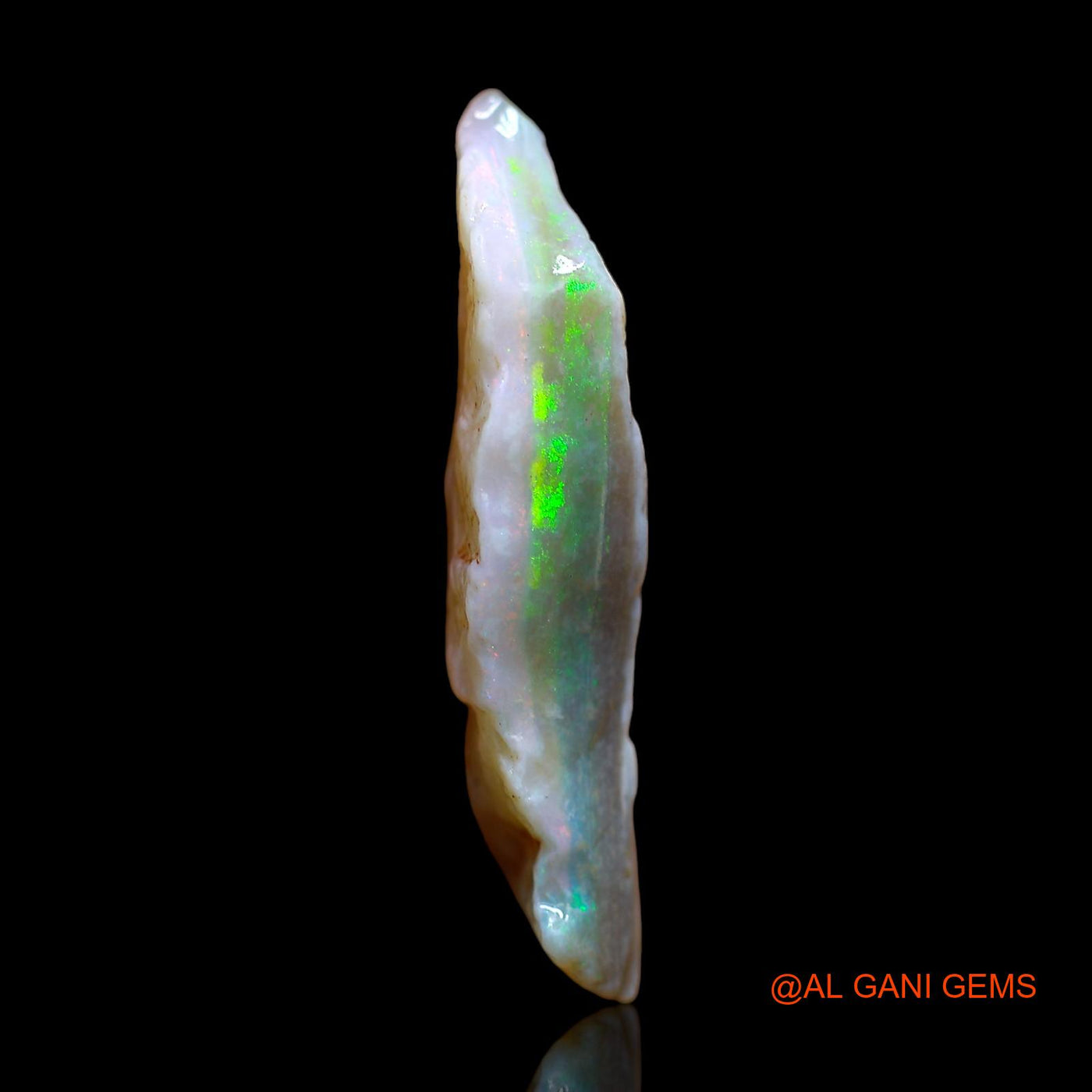Natural Untreated Fire Opal Loose Gemstone Fancy Rough From Australia 6.00 Cts 28x9x5 mm RC-410