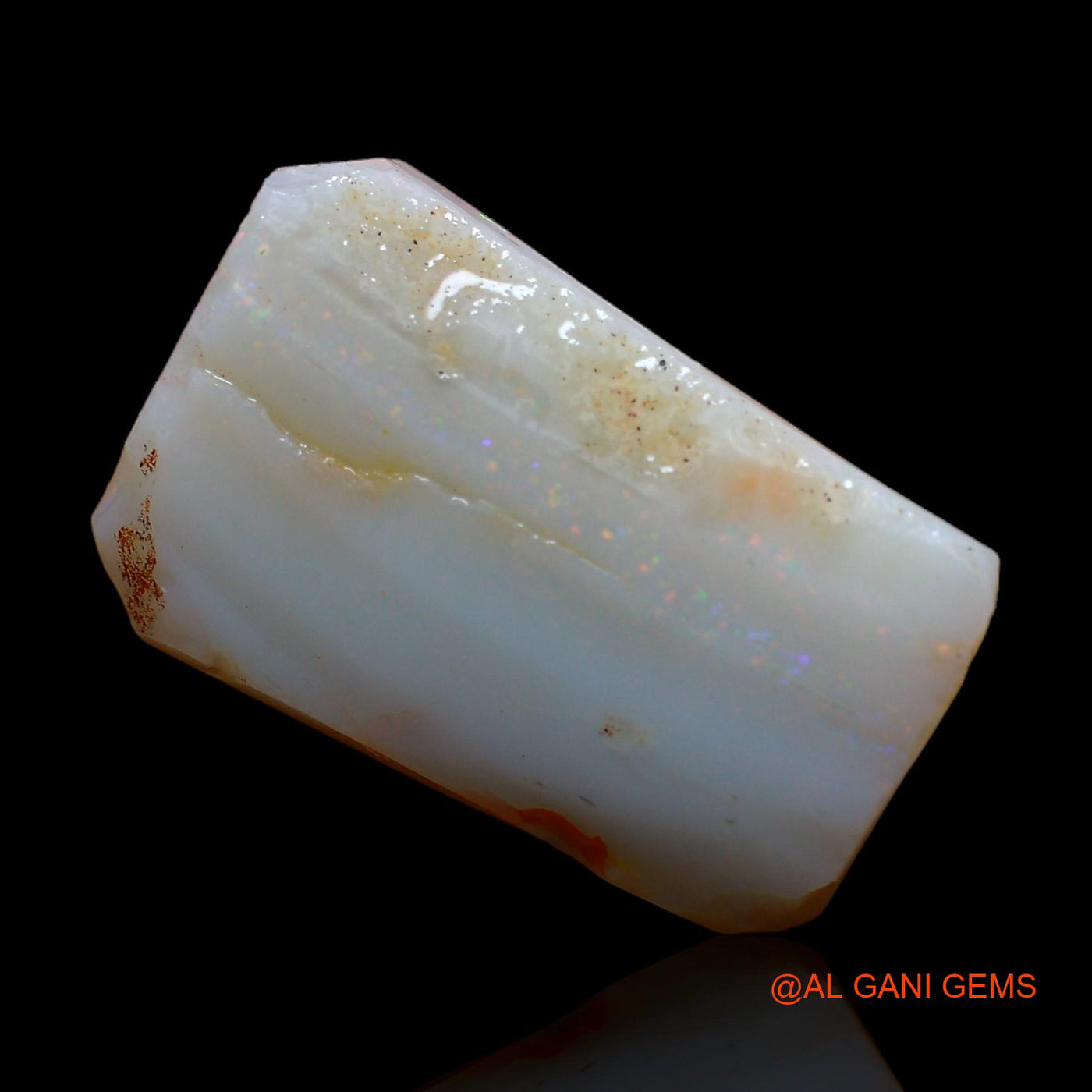 12.00 Cts Natural Australian Fire Opal Fancy Rough Loose Gemstone For Jewelry 20x12x5 mm RC-413