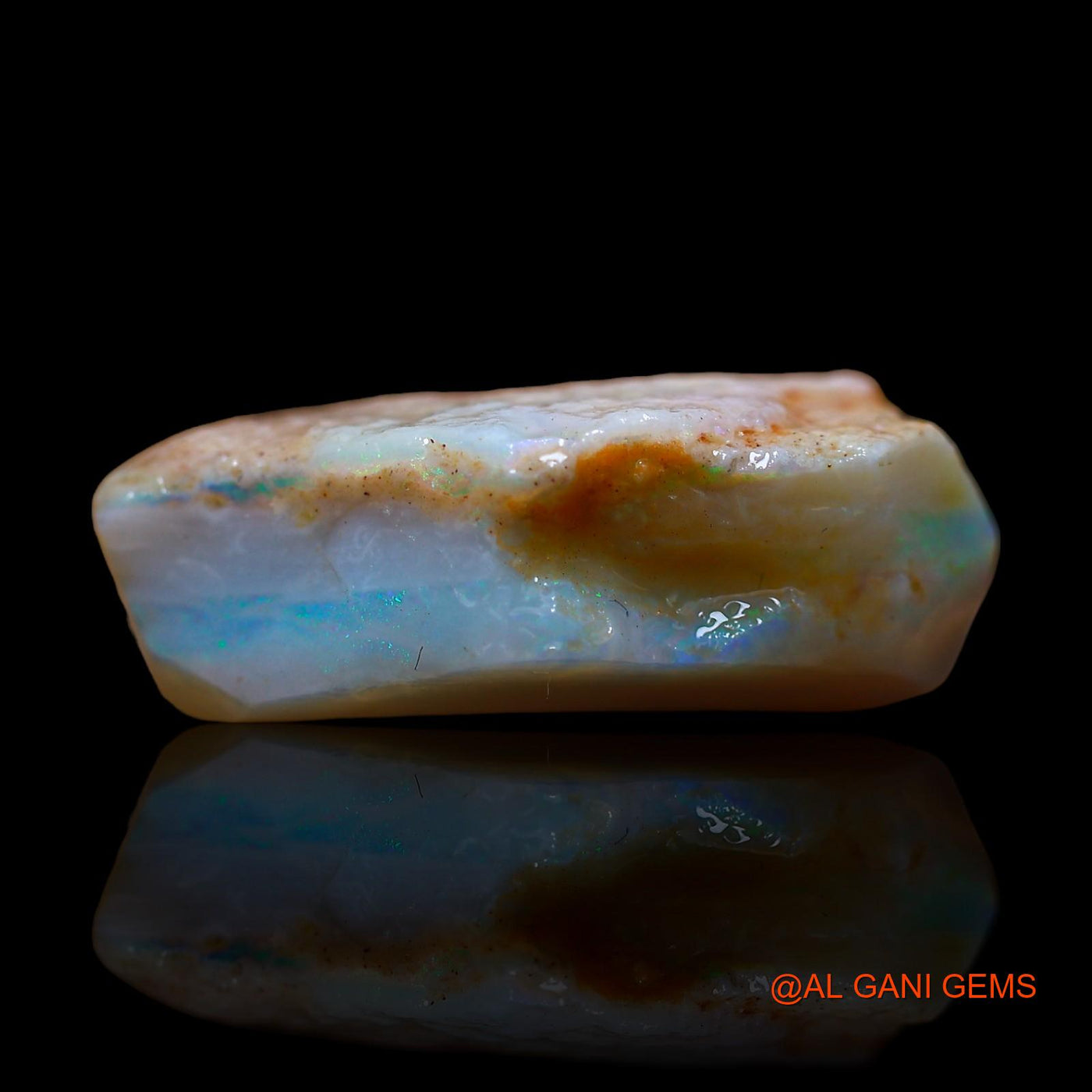 14.00 Cts Natural Australian Fire Opal Loose Gemstone Fancy Rough 20x16x7 mm RC-418
