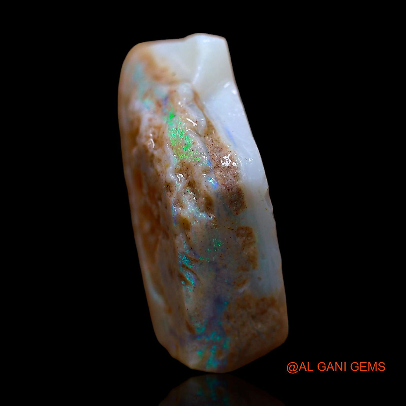 14.00 Cts Natural Australian Fire Opal Loose Gemstone Fancy Rough 20x16x7 mm RC-418