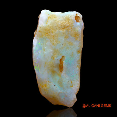 Natural Fire Opal Gemstone 9.00 Cts Loose Fancy Rough From Australia 25x13x3 mm RC-41