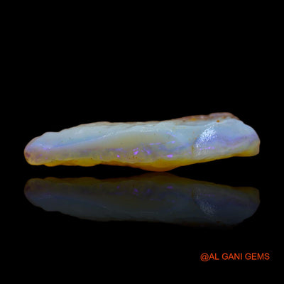 6.00 Cts Natural Australian Fire Opal Loose Gemstone Fancy Rough 24x9x5 mm RC-421