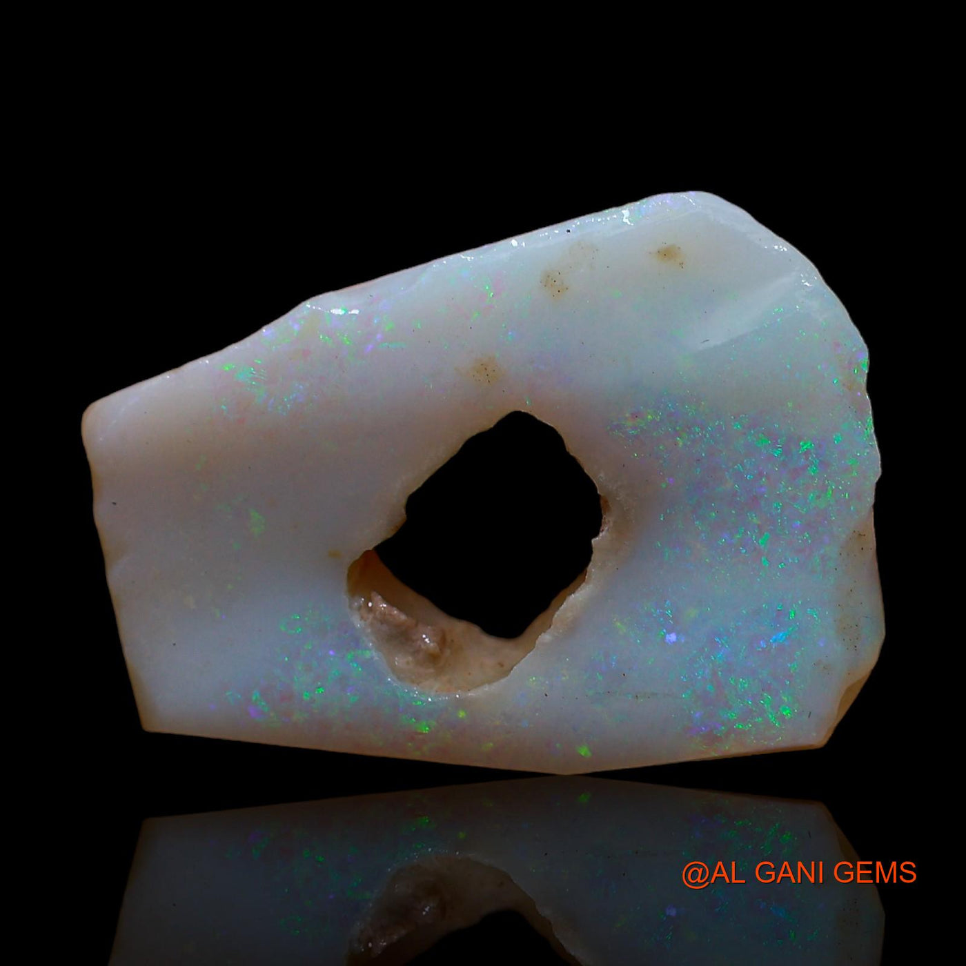 5.00 Cts Natural Australian Fire Opal Loose Gemstone Fancy Rough 20x17x3 mm RC-422