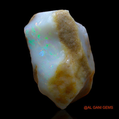 Natural Fire Opal Gemstone 11.00 Cts Loose Fancy Rough From Australia 19x12x9 mm RC-432