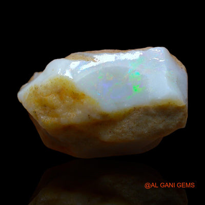 Natural Fire Opal Gemstone 11.00 Cts Loose Fancy Rough From Australia 19x12x9 mm RC-432