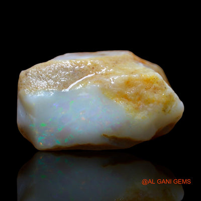 Natural Fire Opal Gemstone 11.00 Cts Loose Fancy Rough From Australia 19x12x9 mm RC-432