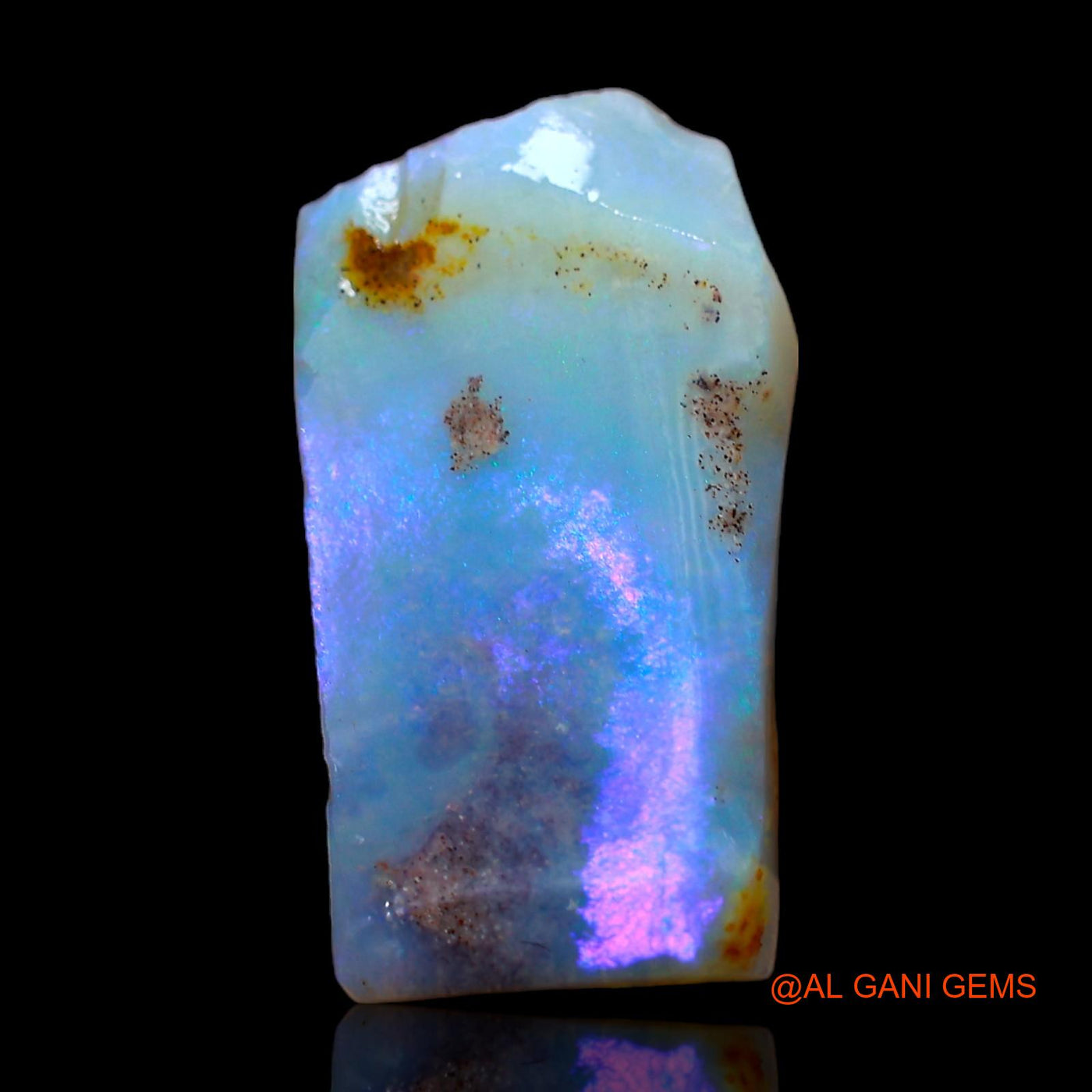 Natural Fire Opal Gemstone 6.00 Cts Loose Fancy Rough From Australia 19x10x4 mm RC-433