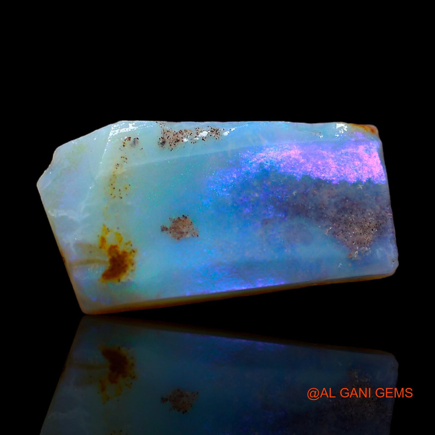Natural Fire Opal Gemstone 6.00 Cts Loose Fancy Rough From Australia 19x10x4 mm RC-433