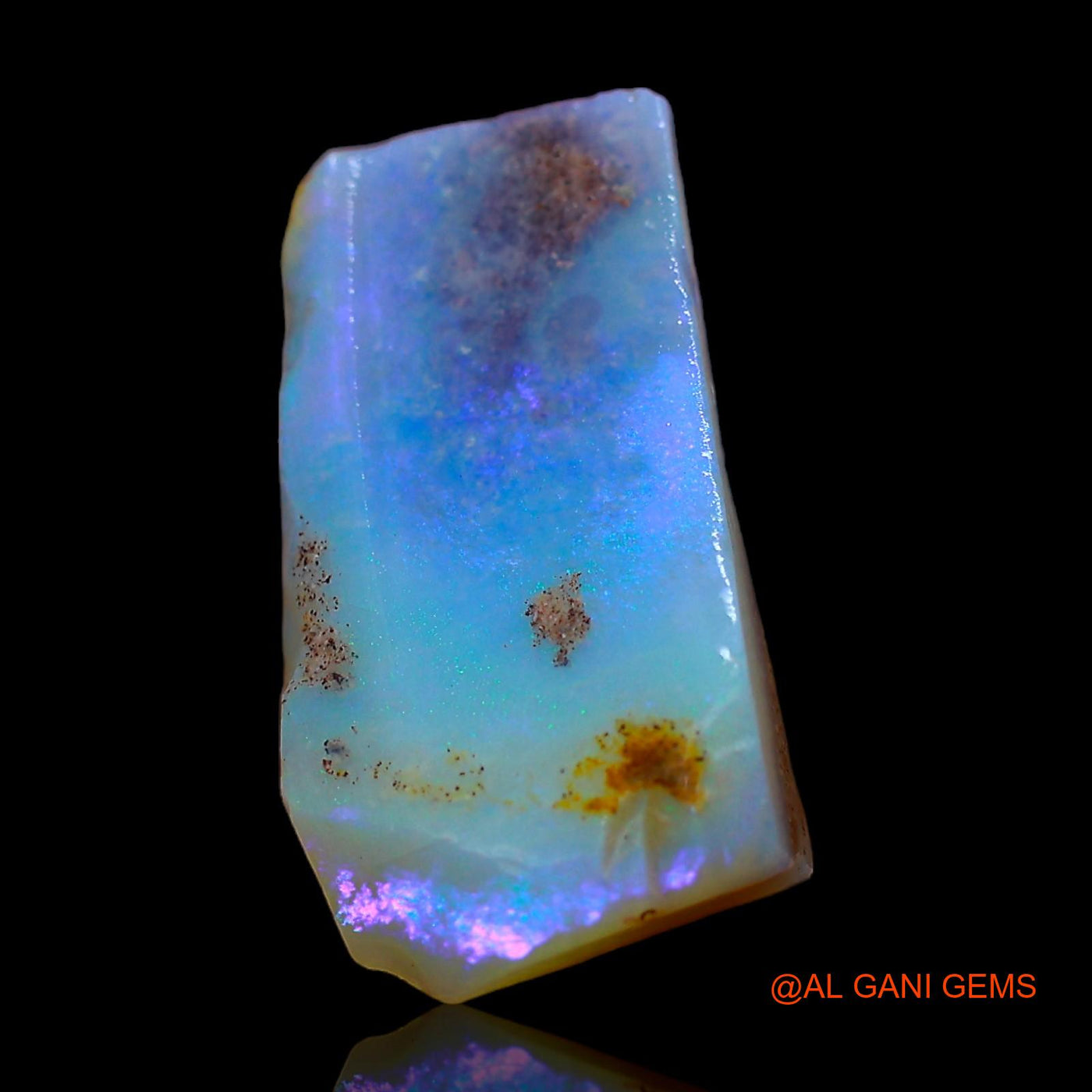 Natural Fire Opal Gemstone 6.00 Cts Loose Fancy Rough From Australia 19x10x4 mm RC-433