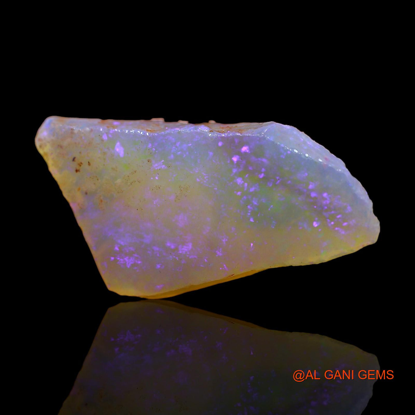 Natural Fire Opal Gemstone 6.00 Cts Loose Fancy Rough From Australia 18x12x4 mm RC-434