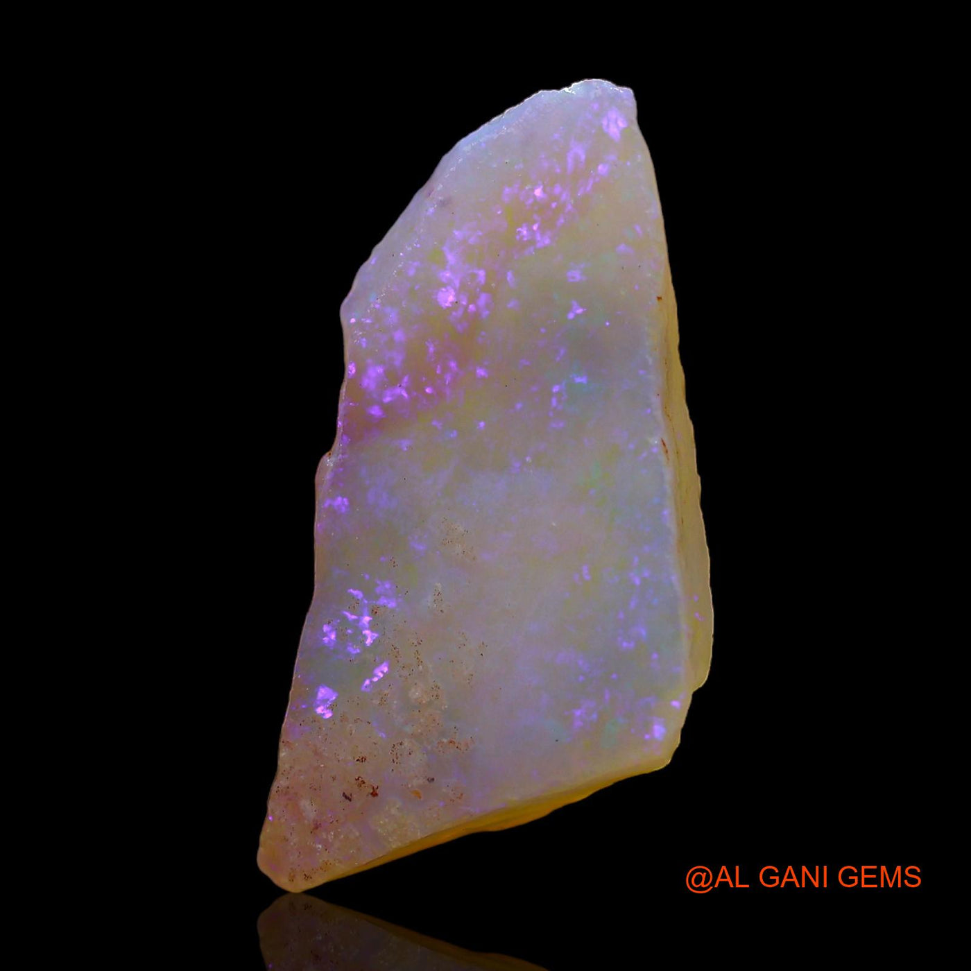 Natural Fire Opal Gemstone 6.00 Cts Loose Fancy Rough From Australia 18x12x4 mm RC-434
