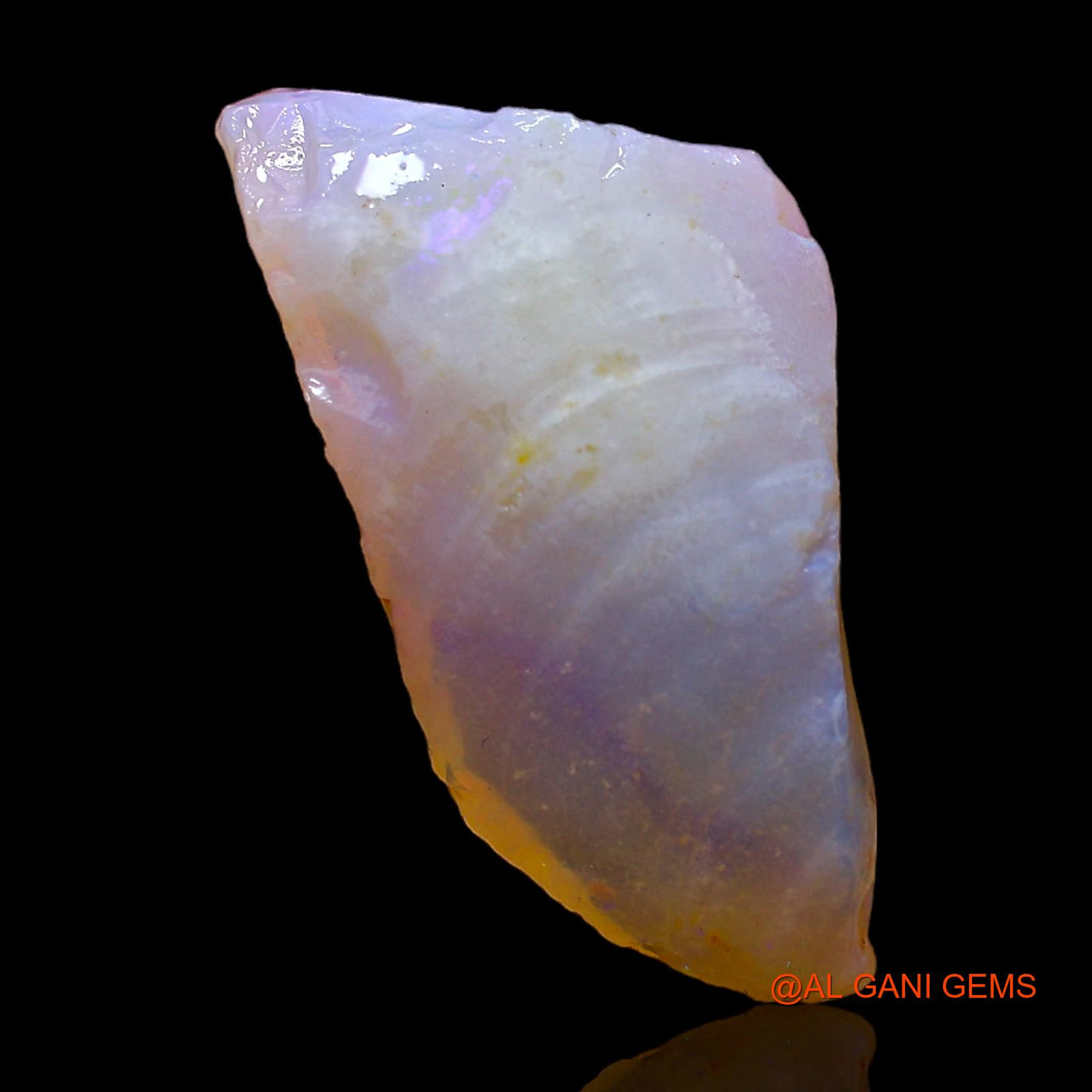 Natural Fire Opal Gemstone 6.00 Cts Loose Fancy Rough From Australia 18x12x4 mm RC-434