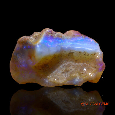 9.00 Cts Natural Australian Fire Opal Loose Gemstone Fancy Rough 20x11x11 mm RC-435
