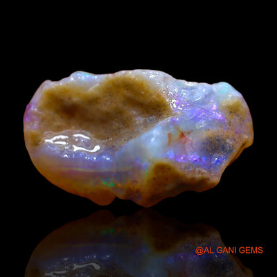 9.00 Cts Natural Australian Fire Opal Loose Gemstone Fancy Rough 20x11x11 mm RC-435