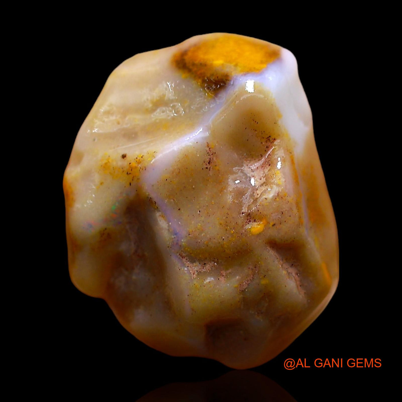 10.00 Cts Natural Australian Fire Opal Fancy Rough Loose Gemstone For Jewelry 18x14x8 mm RC-437