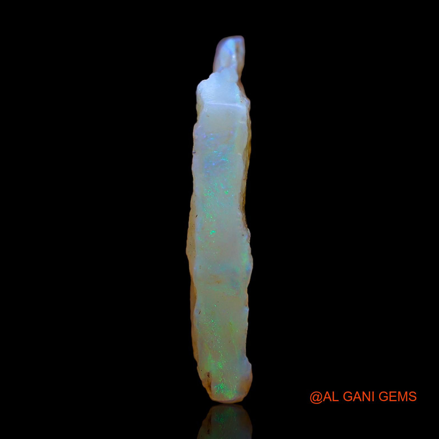 Natural Untreated Fire Opal Loose Gemstone Fancy Rough From Australia 5.00 Cts 21x11x3 mm RC-438