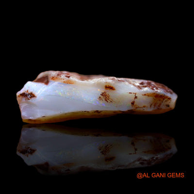 Natural Untreated Fire Opal Loose Gemstone Fancy Rough From Australia 7.00 Cts 20x10x6 mm RC-443