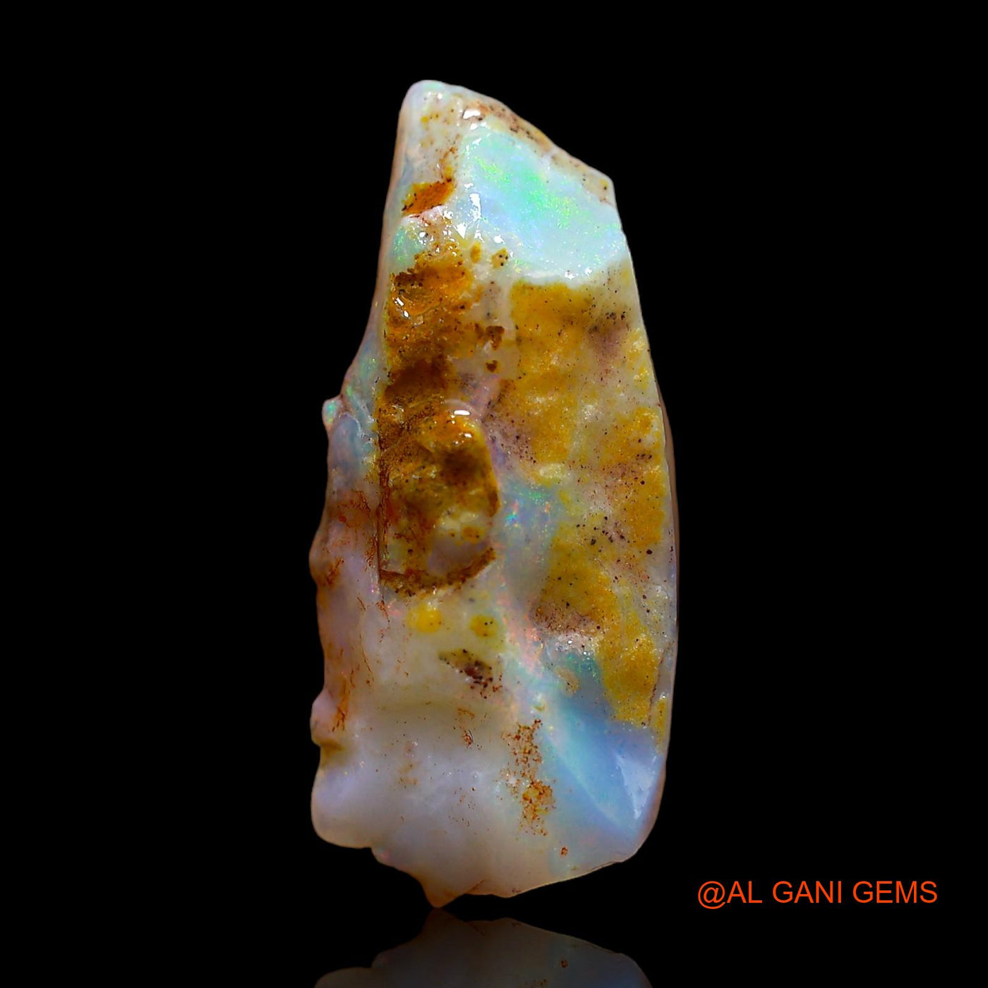 5.00 Cts Unheated Australian Fire Opal Loose Gemstone Fancy Rough Natural 21x9x5 mm RC-445