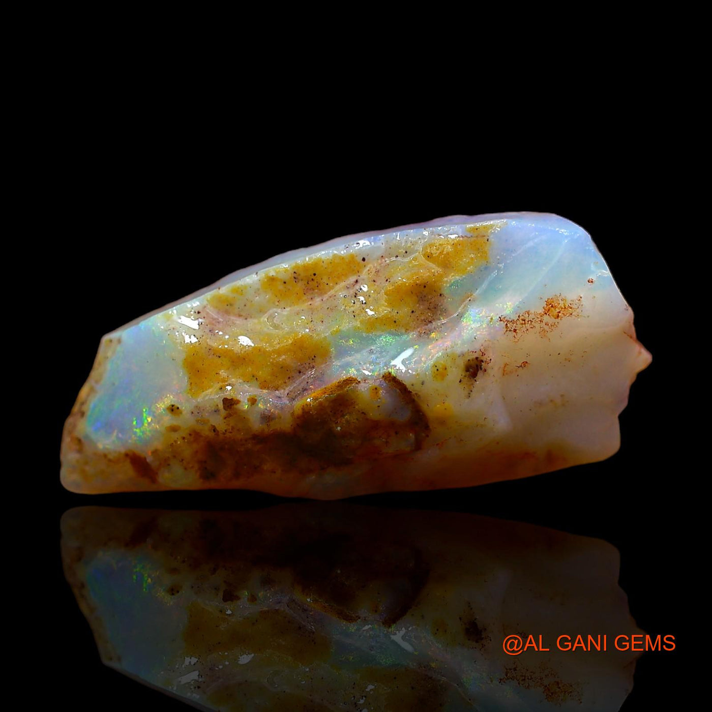 5.00 Cts Unheated Australian Fire Opal Loose Gemstone Fancy Rough Natural 21x9x5 mm RC-445