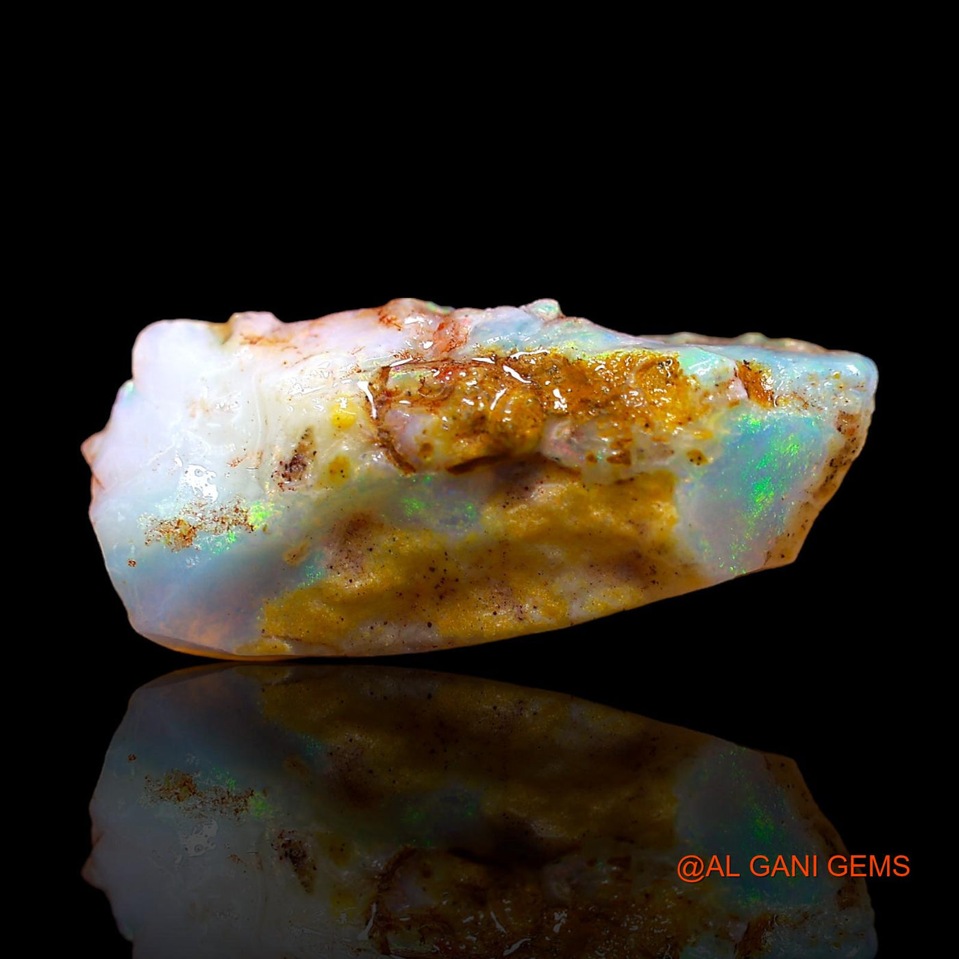 5.00 Cts Unheated Australian Fire Opal Loose Gemstone Fancy Rough Natural 21x9x5 mm RC-445