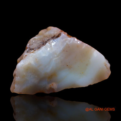 Natural Fire Opal Gemstone 8.00 Cts Loose Fancy Rough From Australia 19x13x8 mm RC-446