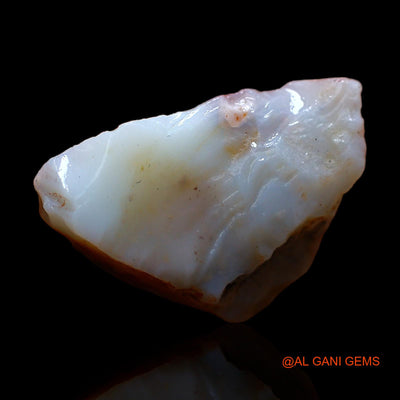Natural Fire Opal Gemstone 8.00 Cts Loose Fancy Rough From Australia 19x13x8 mm RC-446