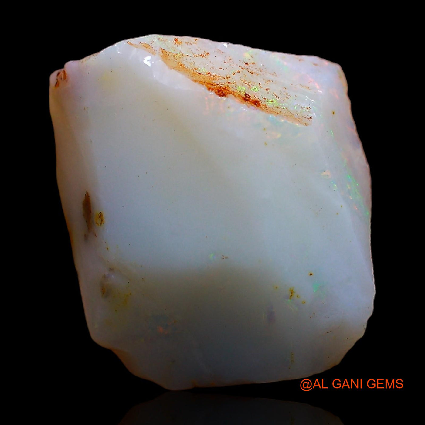 Natural Untreated Fire Opal Loose Gemstone Fancy Rough From Australia 10.00 Cts 17x14x7 mm RC-448