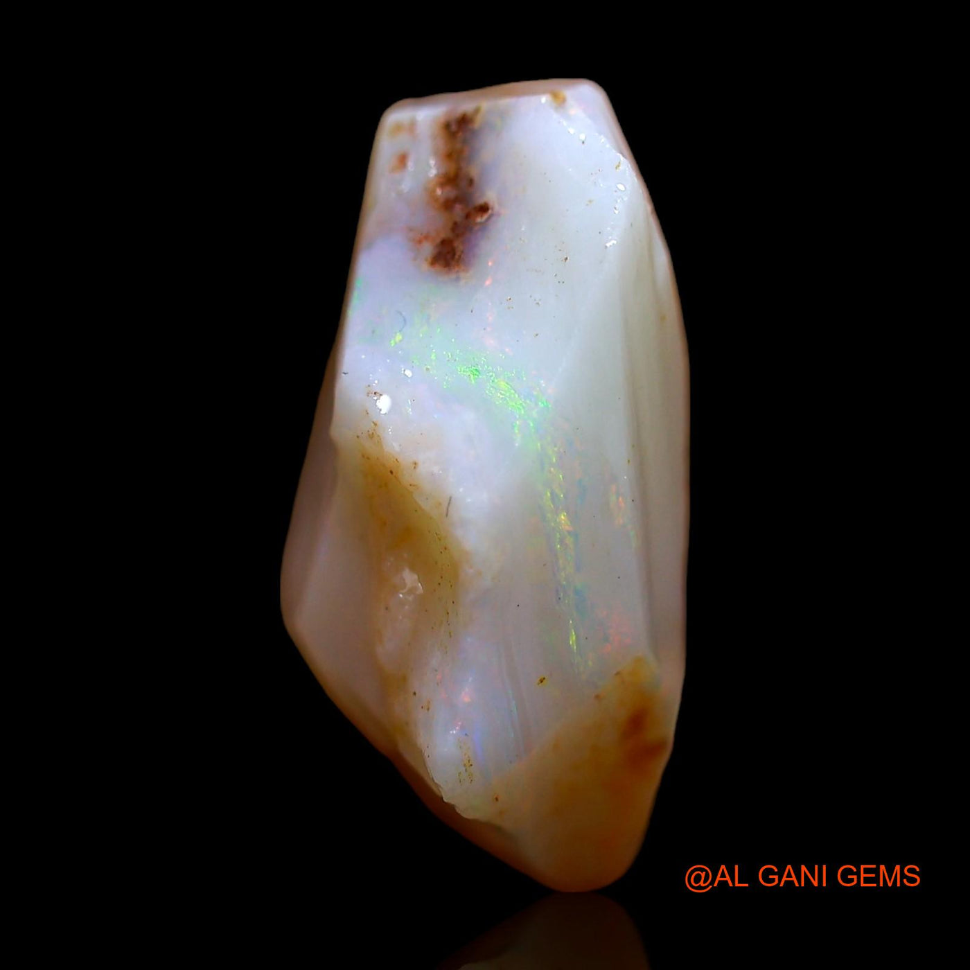 Natural Untreated Fire Opal Loose Gemstone Fancy Rough From Australia 10.00 Cts 17x14x7 mm RC-448