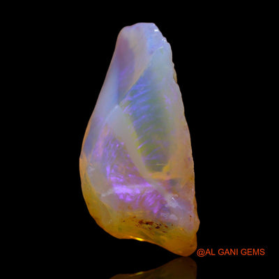 Natural Fire Opal Gemstone 8.00 Cts Loose Fancy Rough From Australia 20x10x9 mm RC-449