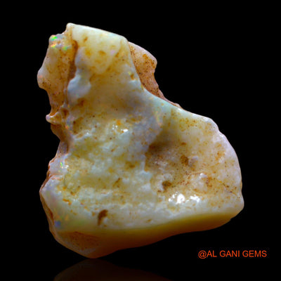Natural Fire Opal Gemstone 8.00 Cts Loose Fancy Rough From Australia 20x17x5 mm RC-44