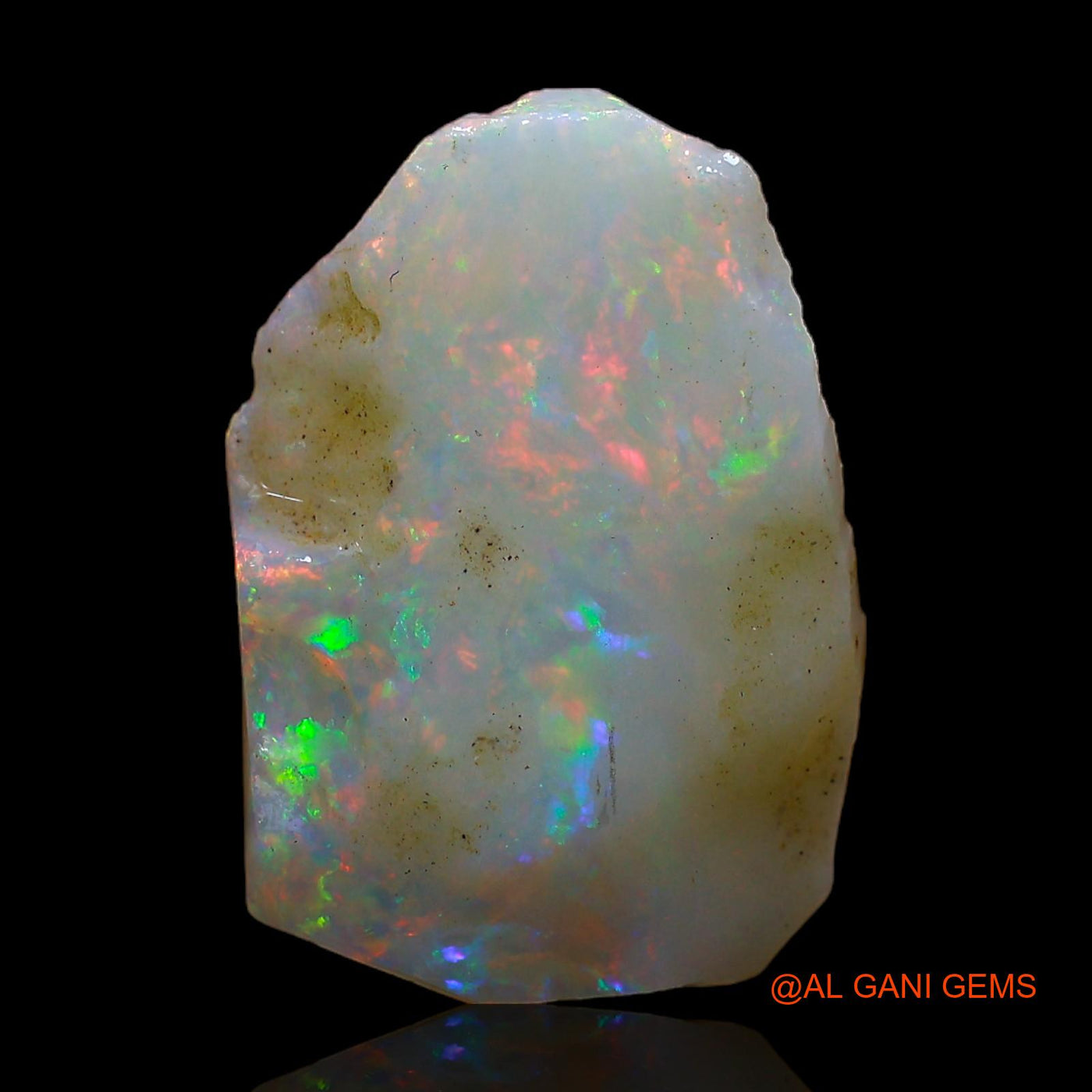6.00 Cts Natural Australian Fire Opal Loose Gemstone Fancy Rough 17x12x5 mm RC-453