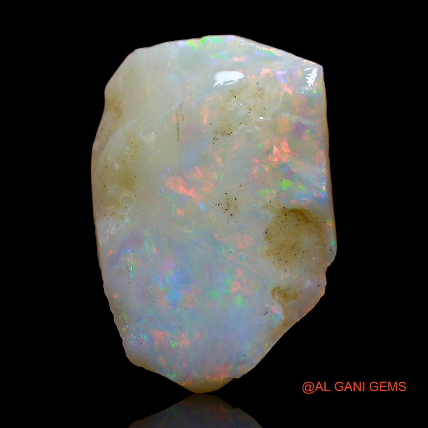 6.00 Cts Natural Australian Fire Opal Loose Gemstone Fancy Rough 17x12x5 mm RC-453