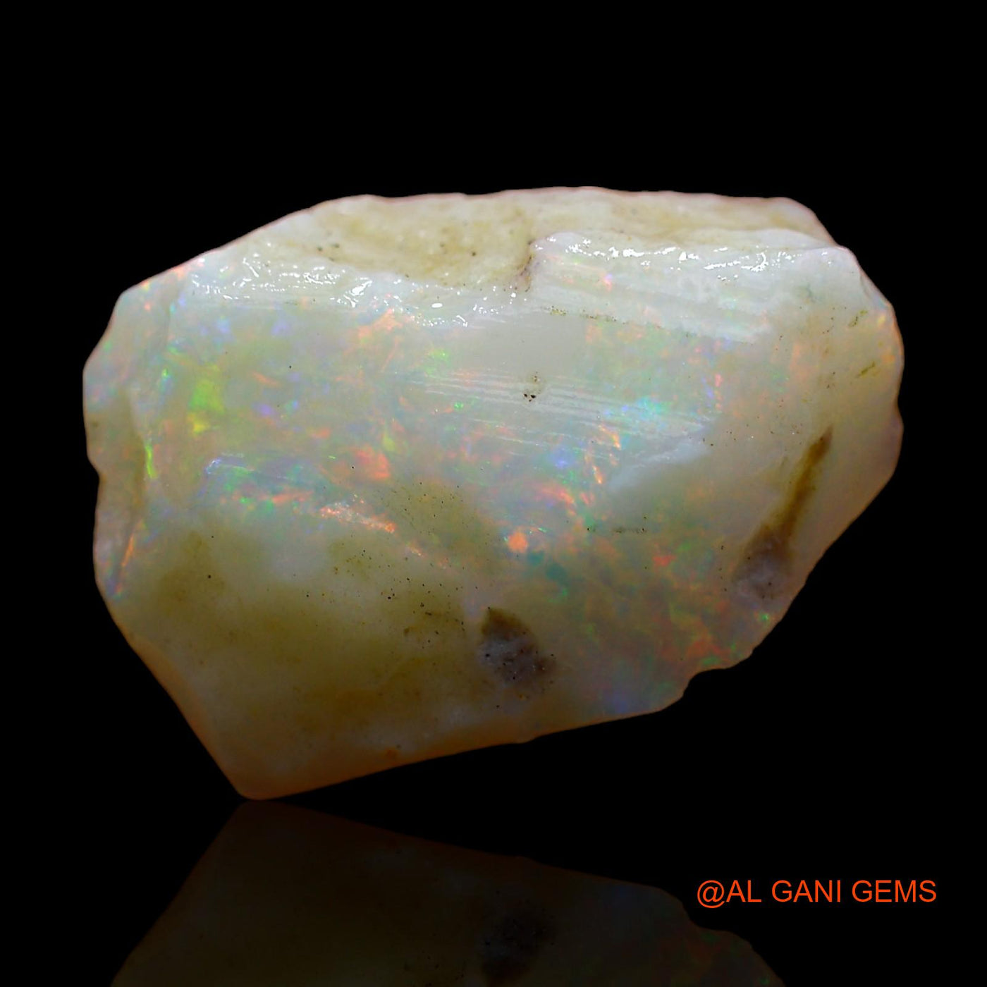 6.00 Cts Natural Australian Fire Opal Loose Gemstone Fancy Rough 17x12x5 mm RC-453