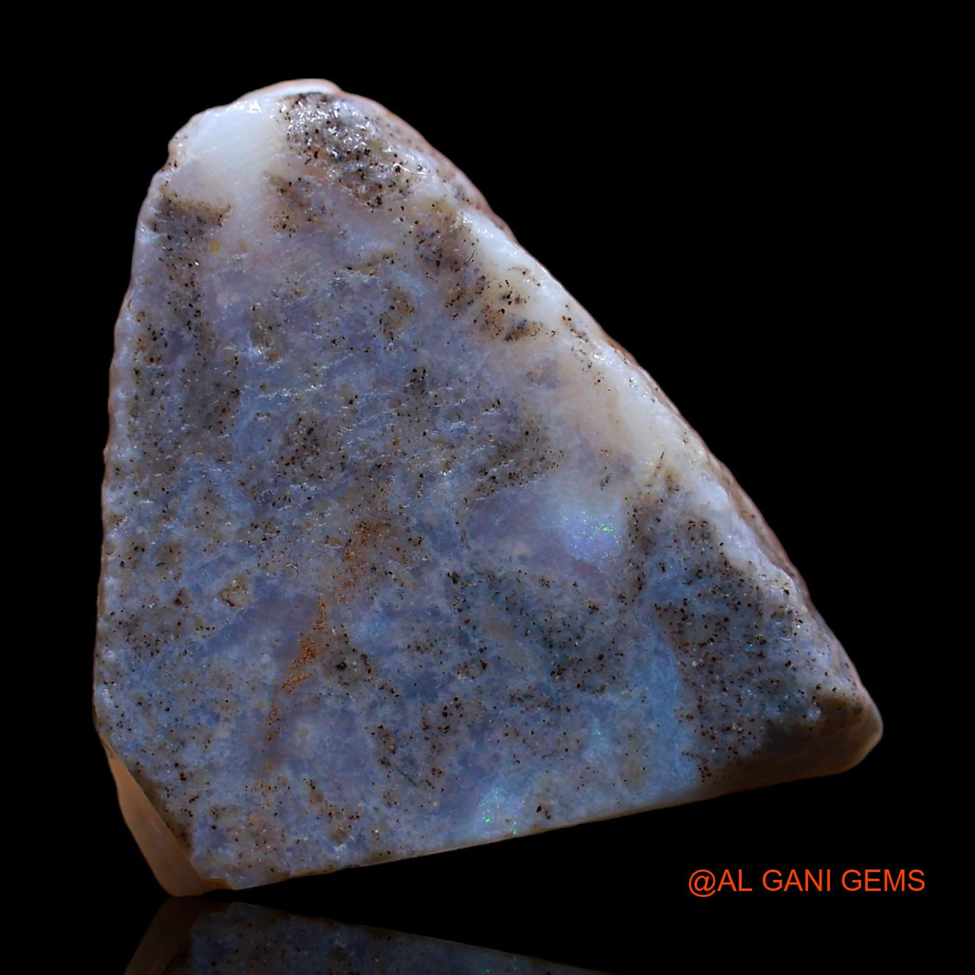 Natural Untreated Fire Opal Loose Gemstone Fancy Rough From Australia 9.00 Cts 18x16x6 mm RC-454