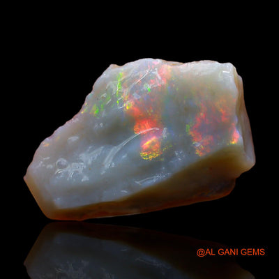 6.00 Cts Natural Australian Fire Opal Loose Gemstone Fancy Rough 19x12x5 mm RC-455