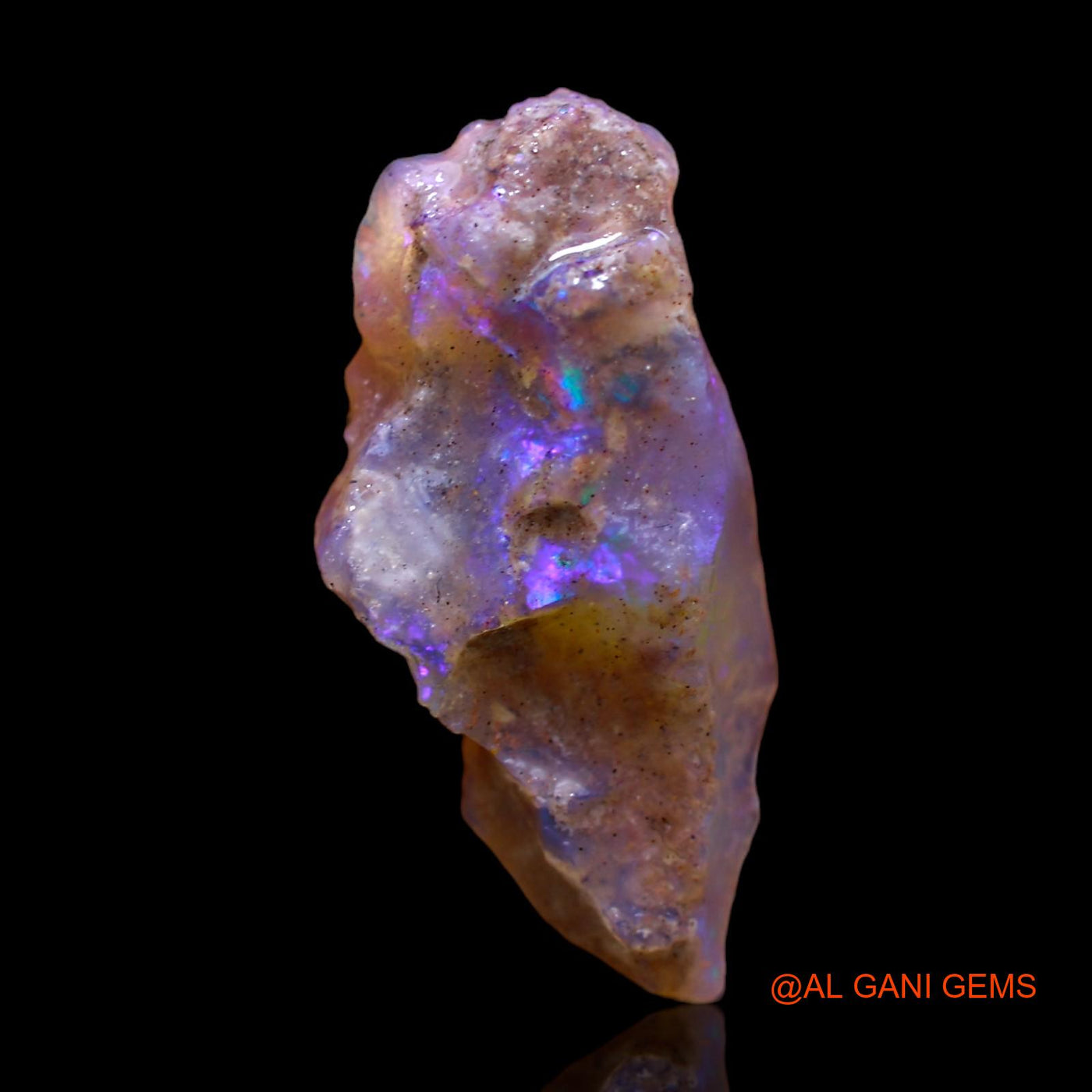 4.00 Cts Unheated Australian Fire Opal Loose Gemstone Fancy Rough Natural 22x10x4 mm RC-456