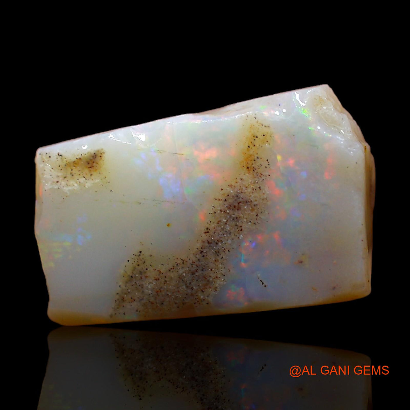 7.00 Cts Natural Australian Fire Opal Loose Gemstone Fancy Rough 17x10x5 mm RC-458