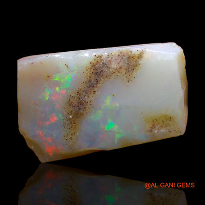 7.00 Cts Natural Australian Fire Opal Loose Gemstone Fancy Rough 17x10x5 mm RC-458